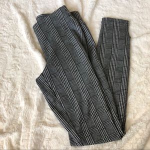 Maison Jules Plaid Leggings